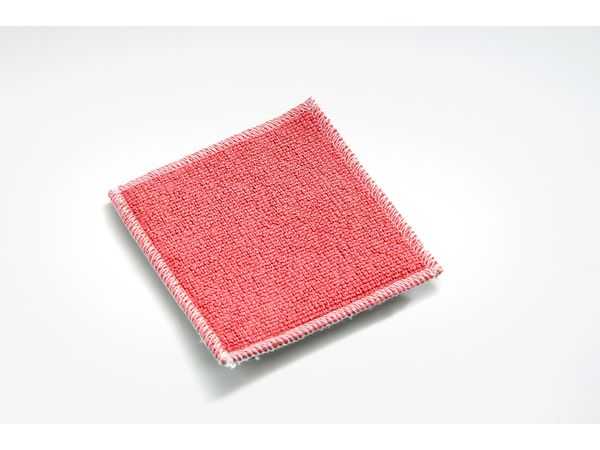 Schwammersatz Igel grau / PU rot 13,5x11,5 cm